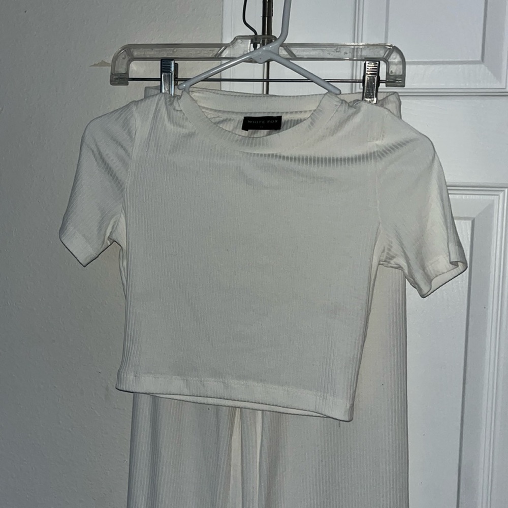 white fox white lounge set